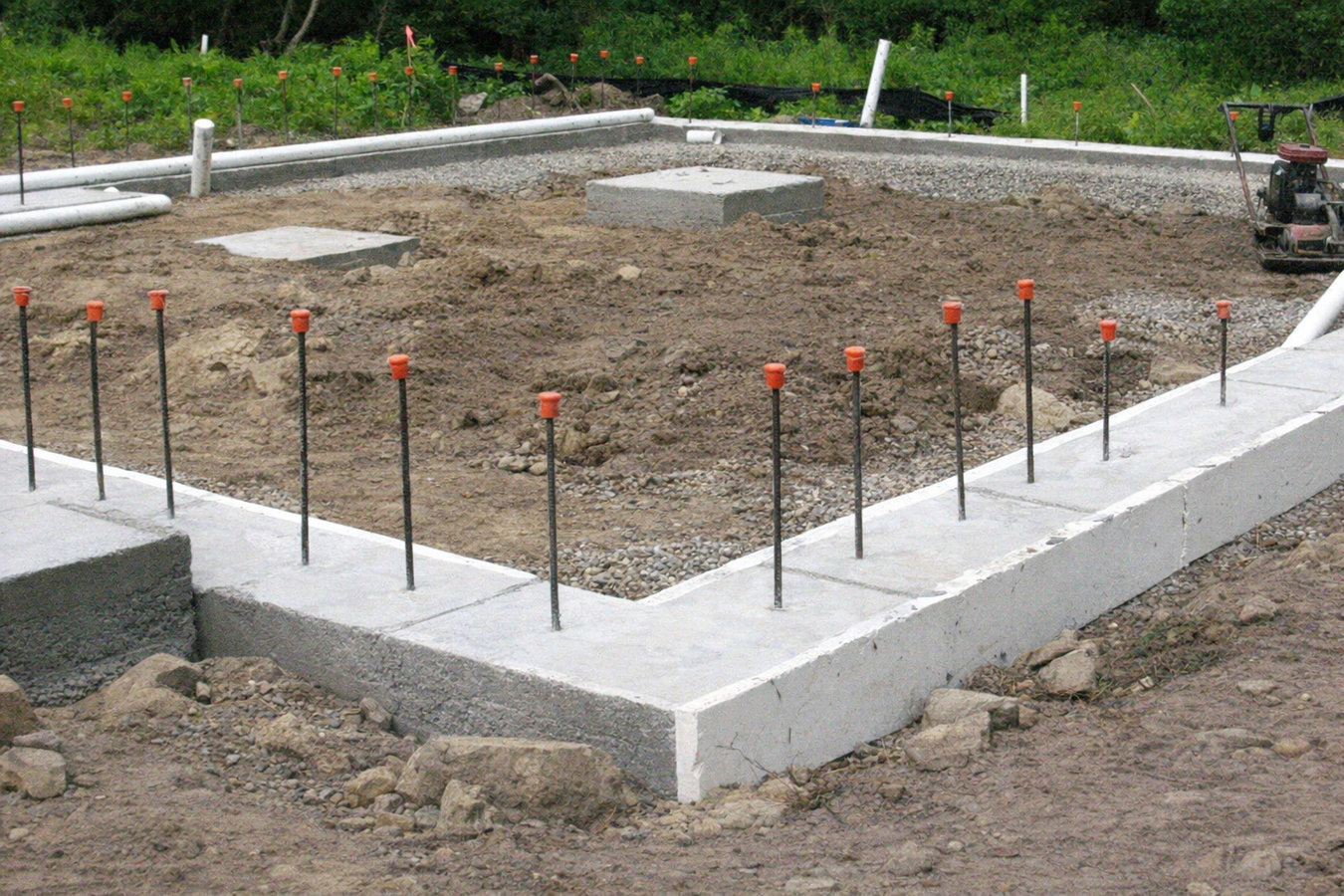 Concrete footings