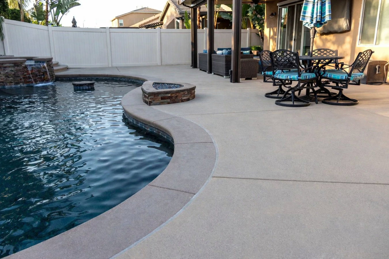Concrete pool decks in Carson City, NV